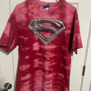 Vintage Superman Shirt Bleached